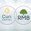 Curi Capital logo and RMB logo connected by rings