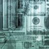 Image of US money and building columns