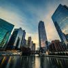 Downtown Chicago office buildings