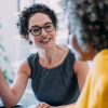 Female breadwinner reviewing financial plan