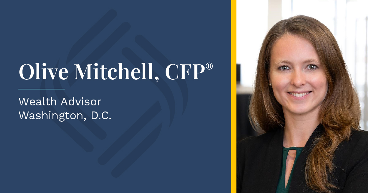 Wealth Advisor Olive Mitchell Joins Washington, D.C. Office