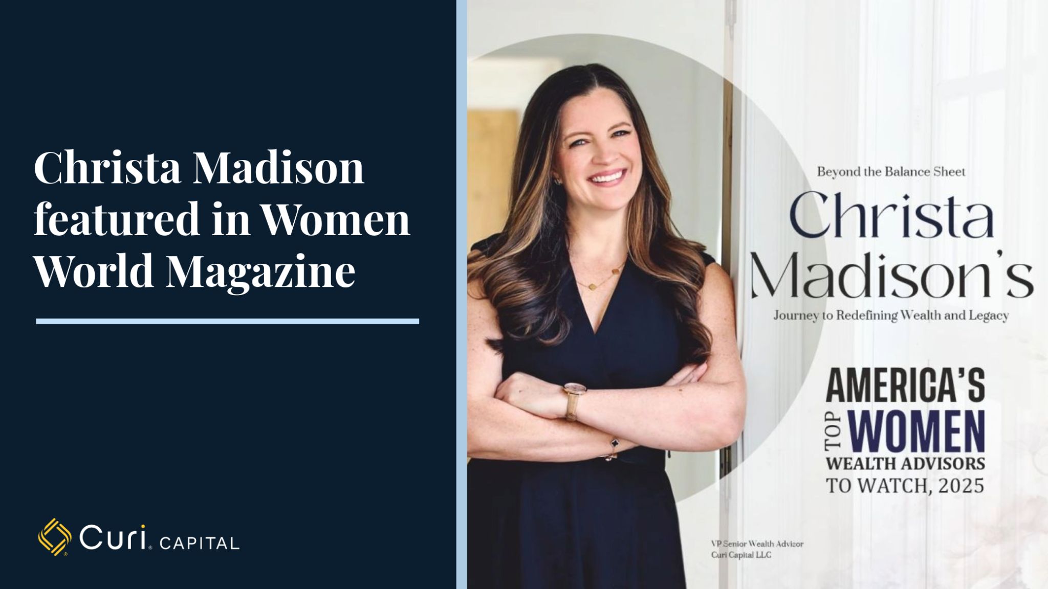 Christa Madison Profiled in Women World Magazine