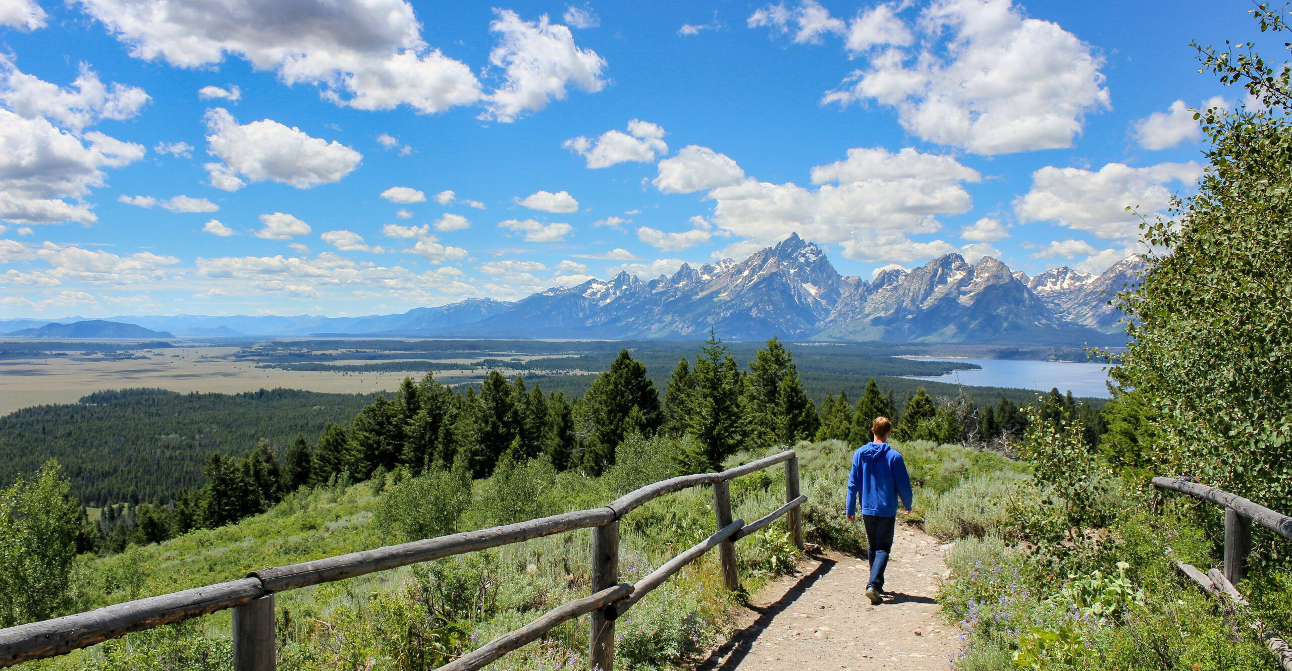 Hiking in Jackson Hole.